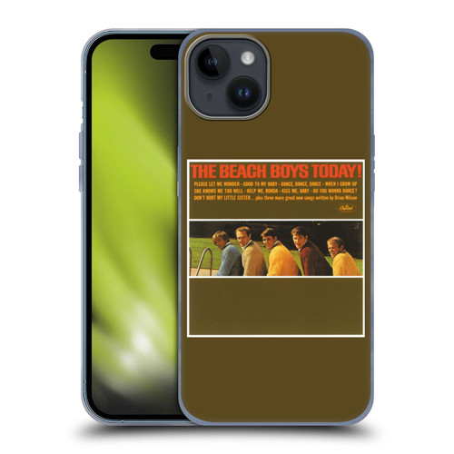 The Beach Boys Album Cover Art Today Soft Gel Case for Apple iPhone 15 Plus