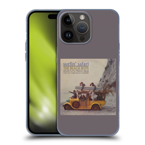 The Beach Boys Album Cover Art Surfin Safari Soft Gel Case for Apple iPhone 15 Pro Max