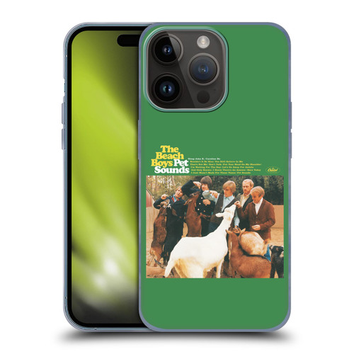The Beach Boys Album Cover Art Pet Sounds Soft Gel Case for Apple iPhone 15 Pro