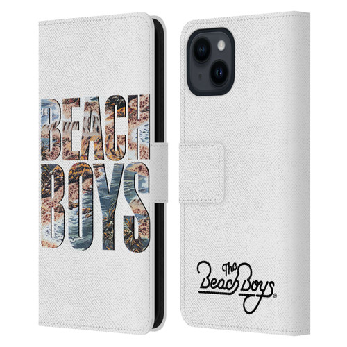 The Beach Boys Album Cover Art 1985 Logo Leather Book Wallet Case Cover For Apple iPhone 15