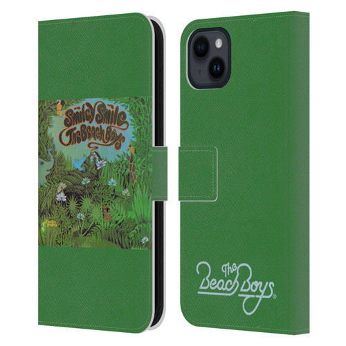 The Beach Boys Album Cover Art Smiley Smile Leather Book Wallet Case Cover For Apple iPhone 15 Plus