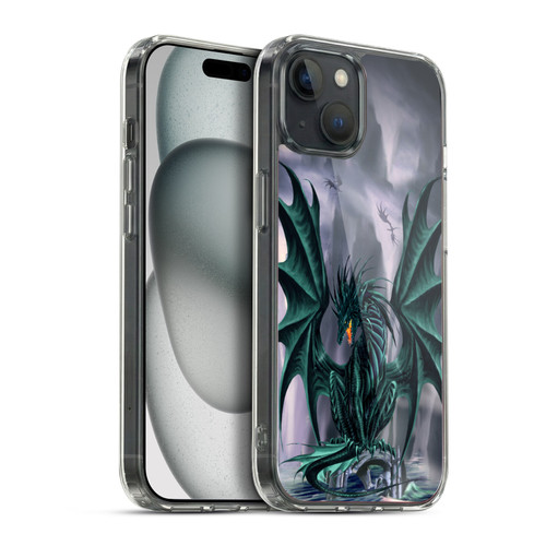 Ruth Thompson Dragons Jade Soft Gel Case for Apple iPhone 15 Plus & MagSafe