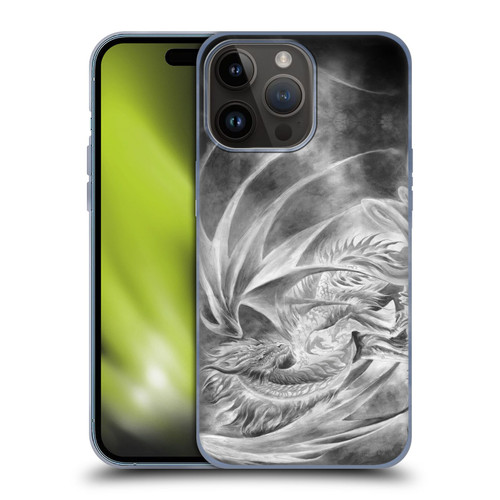 Ruth Thompson Dragons Silver Ice Soft Gel Case for Apple iPhone 15 Pro Max