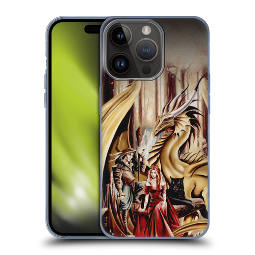 Ruth Thompson Dragons 2 Gathering Soft Gel Case for Apple iPhone 15 Pro
