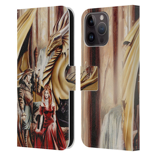 Ruth Thompson Dragons 2 Gathering Leather Book Wallet Case Cover For Apple iPhone 15 Pro Max