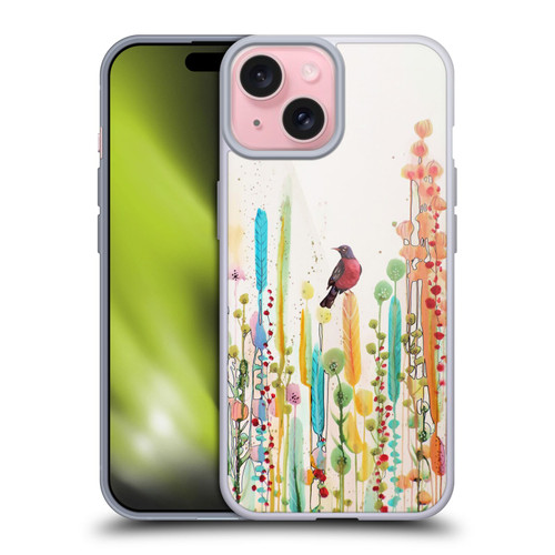 Sylvie Demers Birds 3 Scarlet Soft Gel Case for Apple iPhone 15