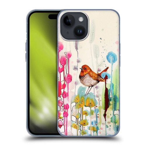 Sylvie Demers Birds 3 Sienna Soft Gel Case for Apple iPhone 15