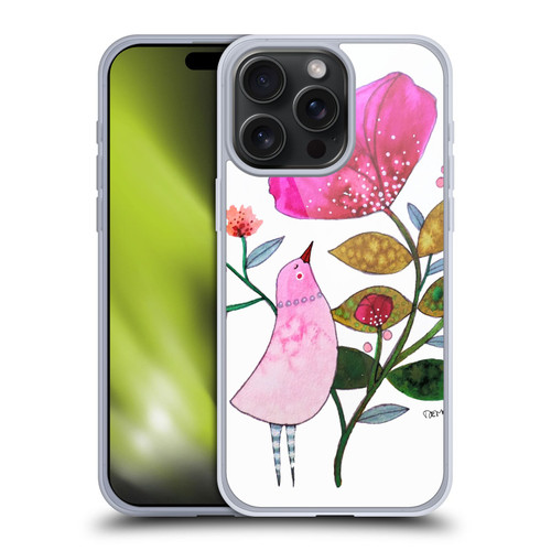 Sylvie Demers Birds 3 Crimson Soft Gel Case for Apple iPhone 15 Pro Max
