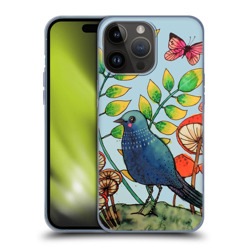 Sylvie Demers Birds 3 Teary Blue Soft Gel Case for Apple iPhone 15 Pro Max