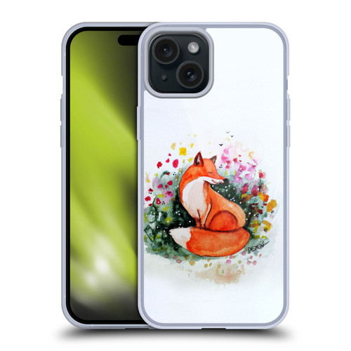 Sylvie Demers Nature Fox Beauty Soft Gel Case for Apple iPhone 15 Plus