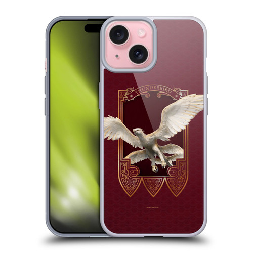 Fantastic Beasts And Where To Find Them Beasts Thunderbird Soft Gel Case for Apple iPhone 15