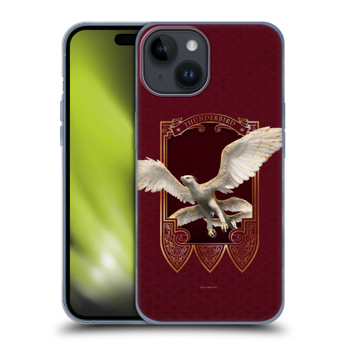 Fantastic Beasts And Where To Find Them Beasts Thunderbird Soft Gel Case for Apple iPhone 15
