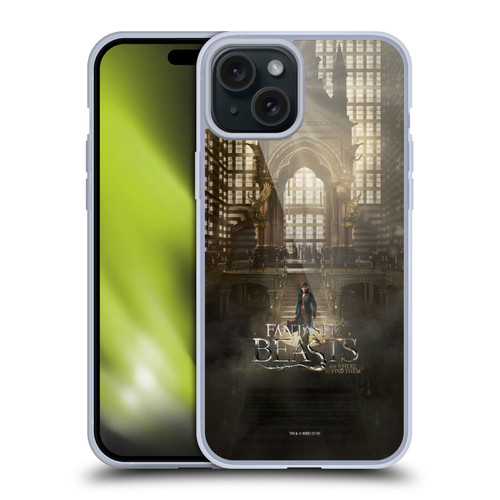 Fantastic Beasts And Where To Find Them Key Art Newt Scamander Poster 2 Soft Gel Case for Apple iPhone 15 Plus