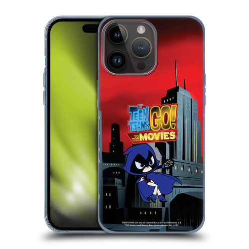 Teen Titans Go! To The Movies Character Art Raven Soft Gel Case for Apple iPhone 15 Pro Max