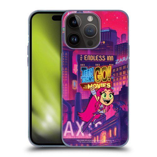 Teen Titans Go! To The Movies Character Art Starfire Soft Gel Case for Apple iPhone 15 Pro