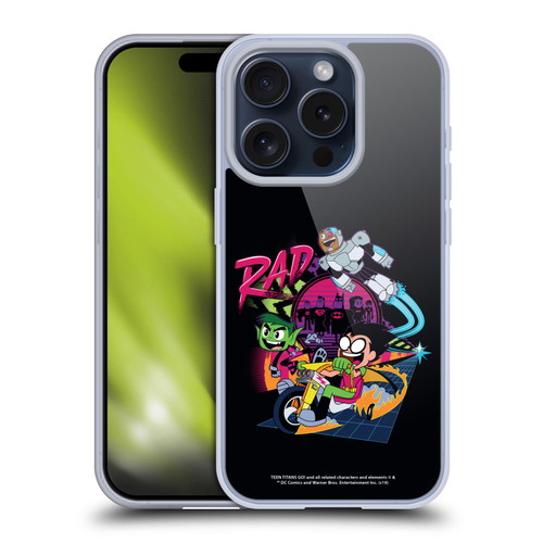 Teen Titans Go! To The Movies Graphic Designs Rad Soft Gel Case for Apple iPhone 15 Pro