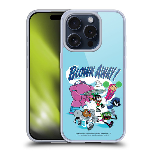 Teen Titans Go! To The Movies Hollywood Graphics Balloon Man Soft Gel Case for Apple iPhone 15 Pro