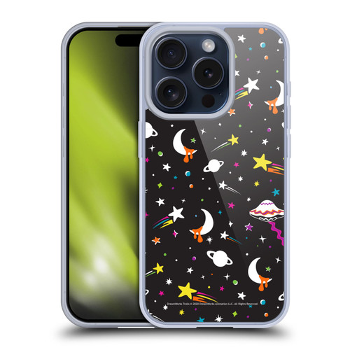 Trolls World Tour Rainbow Bffs Outer Space Pattern Soft Gel Case for Apple iPhone 15 Pro