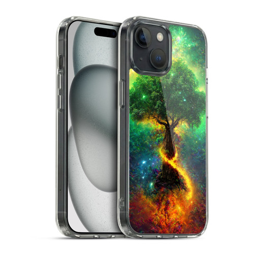 Wumples Cosmic Universe Yggdrasil, Norse Tree Of Life Soft Gel Case for Apple iPhone 15 & MagSafe