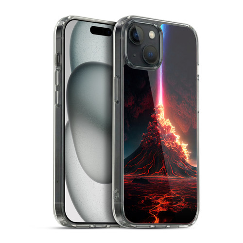 Wumples Cosmic Universe Int Eruption Soft Gel Case for Apple iPhone 15 Plus & MagSafe
