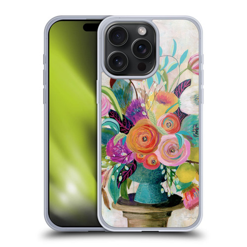 Suzanne Allard Floral Graphics Charleston Glory Soft Gel Case for Apple iPhone 15 Pro Max