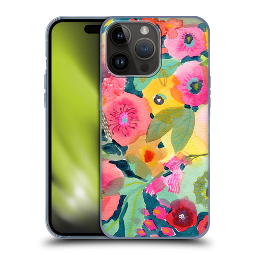 Suzanne Allard Floral Graphics Delightful Soft Gel Case for Apple iPhone 15 Pro Max