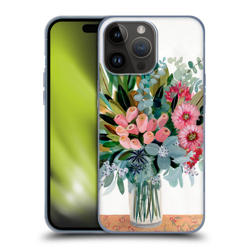 Suzanne Allard Floral Graphics Magnolia Surrender Soft Gel Case for Apple iPhone 15 Pro Max