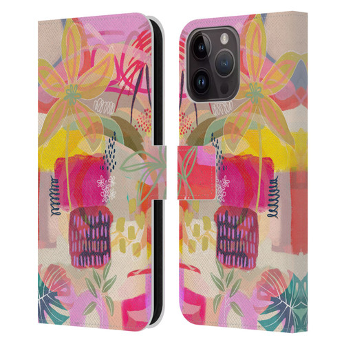 Suzanne Allard Floral Art You Are Loved Leather Book Wallet Case Cover For Apple iPhone 15 Pro Max