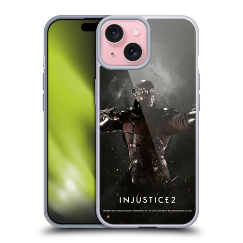 Injustice 2 Characters Deadshot Soft Gel Case for Apple iPhone 15