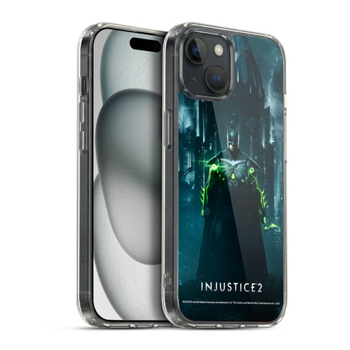 Injustice 2 Characters Batman Soft Gel Case for Apple iPhone 15 Plus & MagSafe