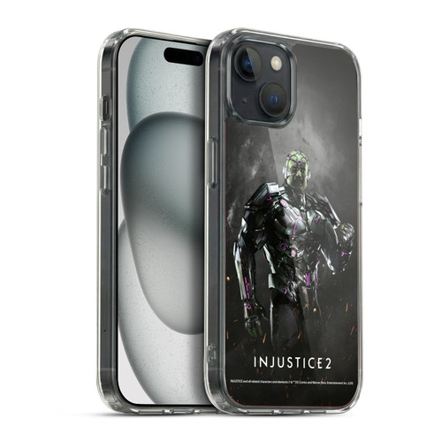 Injustice 2 Characters Brainiac Soft Gel Case for Apple iPhone 15 Plus & MagSafe