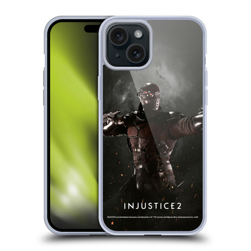 Injustice 2 Characters Deadshot Soft Gel Case for Apple iPhone 15 Plus
