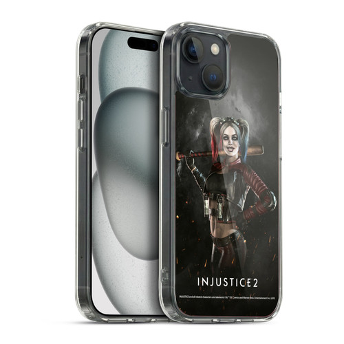 Injustice 2 Characters Harley Quinn Soft Gel Case for Apple iPhone 15 Plus & MagSafe