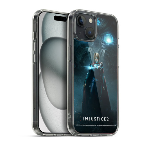 Injustice 2 Characters Supergirl Soft Gel Case for Apple iPhone 15 Plus & MagSafe