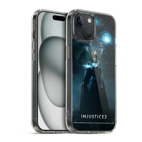 Injustice 2 Characters Supergirl Soft Gel Case for Apple iPhone 15 & MagSafe