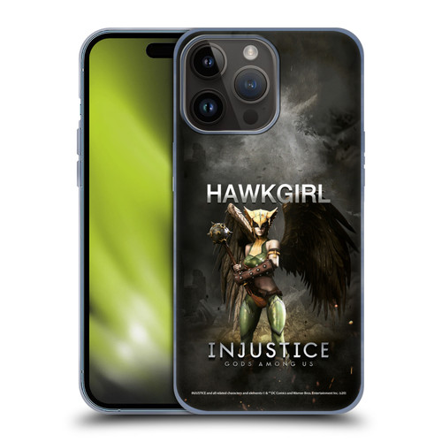 Injustice Gods Among Us Characters Hawkgirl Soft Gel Case for Apple iPhone 15 Pro Max