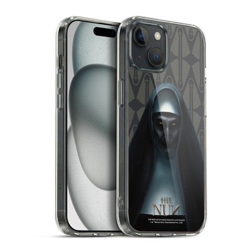 The Nun Valak Graphics Portrait Soft Gel Case for Apple iPhone 15 Plus & MagSafe