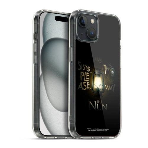 The Nun Valak Graphics This Way Soft Gel Case for Apple iPhone 15 Plus & MagSafe