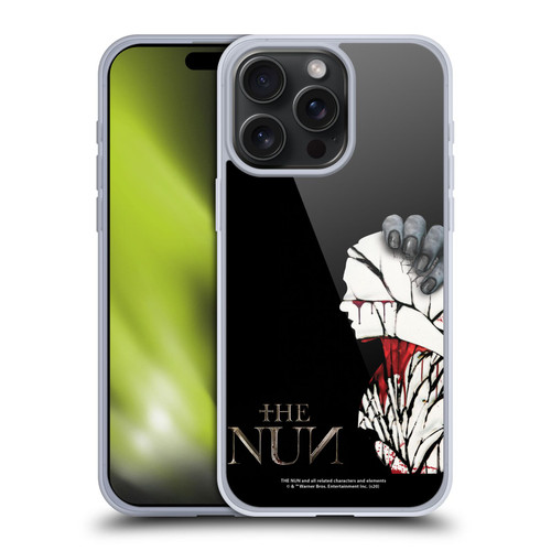 The Nun Valak Graphics Blood Hand Soft Gel Case for Apple iPhone 15 Pro Max