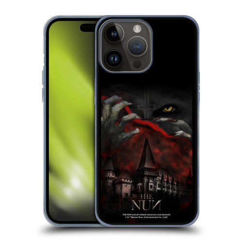 The Nun Valak Graphics Monastery Soft Gel Case for Apple iPhone 15 Pro Max