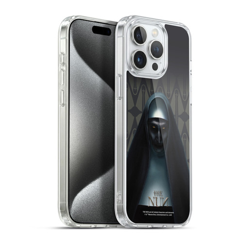 The Nun Valak Graphics Portrait Soft Gel Case for Apple iPhone 15 Pro Max & MagSafe