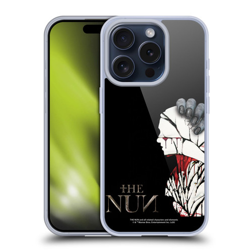 The Nun Valak Graphics Blood Hand Soft Gel Case for Apple iPhone 15 Pro