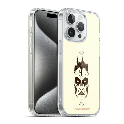 The Nun Valak Graphics Double Exposure 2 Soft Gel Case for Apple iPhone 15 Pro & MagSafe