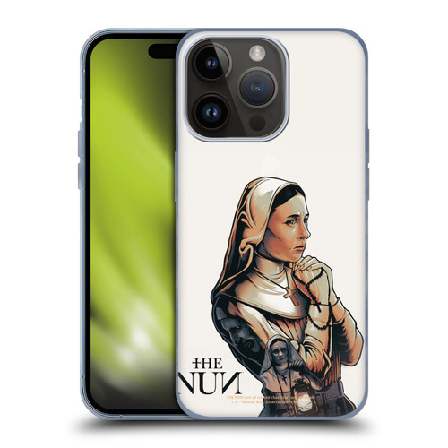 The Nun Valak Graphics Pray 2 Soft Gel Case for Apple iPhone 15 Pro