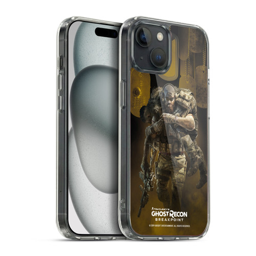 Tom Clancy's Ghost Recon Breakpoint Character Art Poster Soft Gel Case for Apple iPhone 15 Plus & MagSafe