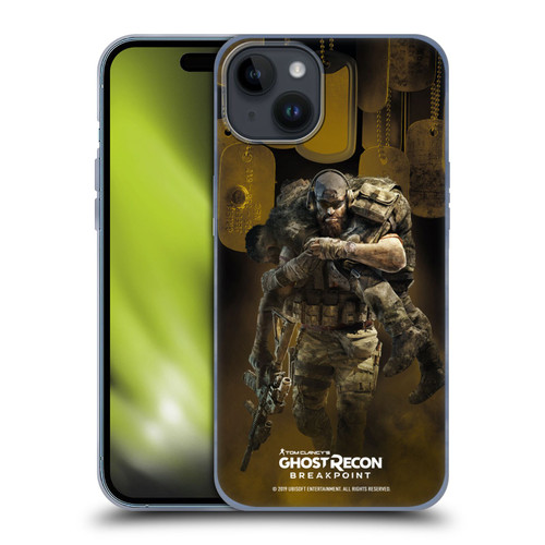 Tom Clancy's Ghost Recon Breakpoint Character Art Nomad Poster Soft Gel Case for Apple iPhone 15 Plus