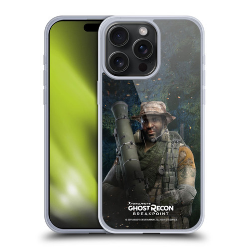 Tom Clancy's Ghost Recon Breakpoint Character Art Fixit Soft Gel Case for Apple iPhone 15 Pro Max