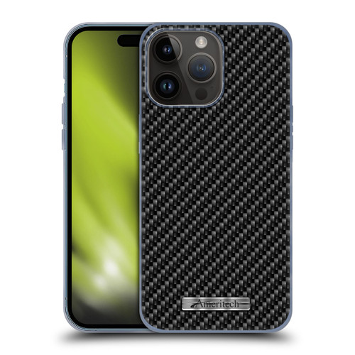 Ameritech Graphics Carbon Fiber Print Soft Gel Case for Apple iPhone 15 Pro Max