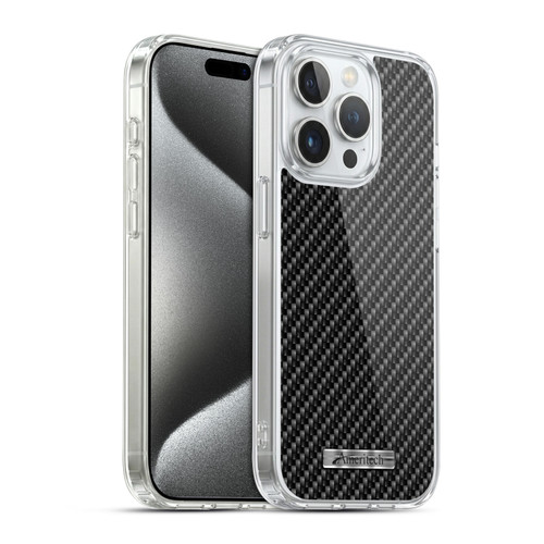 Ameritech Graphics Carbon Fiber Print Soft Gel Case for Apple iPhone 15 Pro & MagSafe