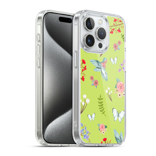 Ameritech Graphics Floral Soft Gel Case for Apple iPhone 15 Pro & MagSafe